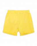 Bermuda en jersey lacets garçon jaune funcactus Bermuda en jersey lacets garçon jaune funcactus