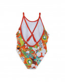 Maillot de bain volants fille orange summer festival Maillot de bain volants fille orange summer festival