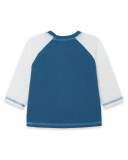 Tee-shirt en jersey forêt garçon bleu color hikers Tee-shirt en jersey forêt garçon bleu color hikers