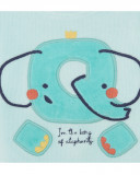 T-shirt et pantalon en peluche éléphant garçon bleu alphabet T-shirt et pantalon en peluche éléphant garçon bleu alphabet
