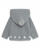 Veste en tricot avec capuche garçon grise luna llena Veste en tricot avec capuche garçon grise luna llena