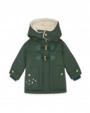 Parka matelassée avec capuche garçon vertes highlands Parka matelassée avec capuche garçon vertes highlands