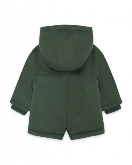 Parka matelassée avec capuche garçon vertes highlands Parka matelassée avec capuche garçon vertes highlands