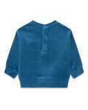 Sweat-shirt tundosada fermée sans capuche fille bleu color Sweat-shirt tundosada fermée sans capuche fille bleu color