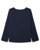 Tee-shirt en jersey étoile fille marine basicos baby Tee-shirt en jersey étoile fille marine basicos baby