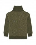 Pull-over en tricot avec fermeture éclair garçon vert northern Pull-over en tricot avec fermeture éclair garçon vert northern