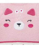 Robe en tricot visage fille rose dancing in the woods Robe en tricot visage fille rose dancing in the woods