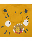 Sweat-shirt en peluche lion garçon orange basicos kids Sweat-shirt en peluche lion garçon orange basicos kids