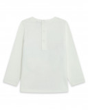 Tee-shirt en jersey imprimée fille blanc hello london Tee-shirt en jersey imprimée fille blanc hello london