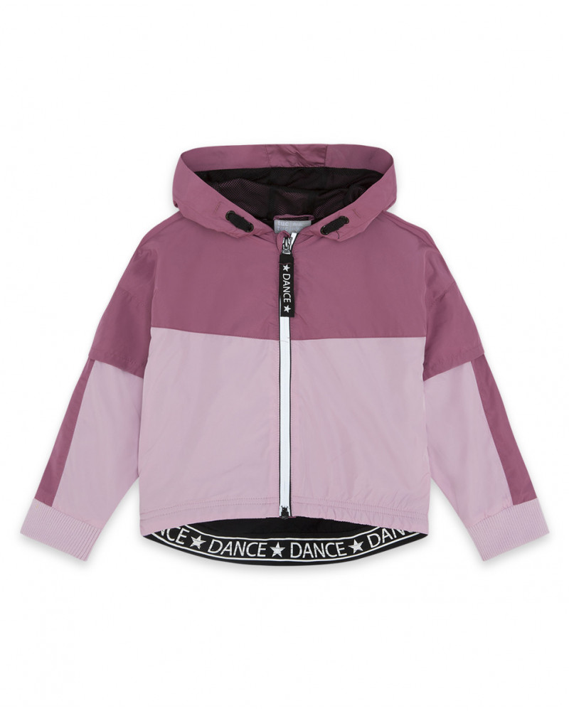 Sweat-shirt capuche tissus technique avec fermeture éclair