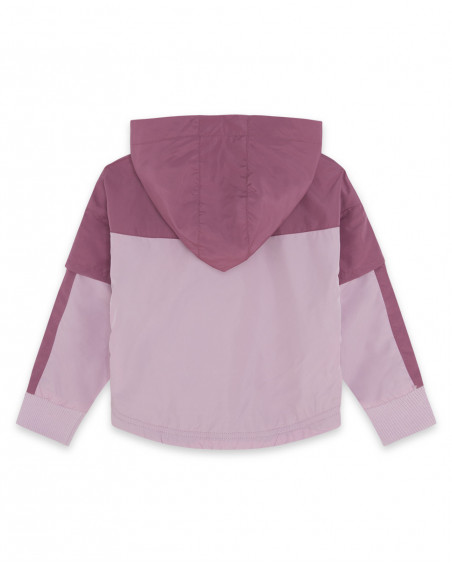 Sweat-shirt capuche tissus technique avec fermeture éclair