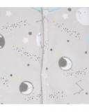 Grenouillère en jersey long avec pieds garçon gris luna llena Grenouillère en jersey long avec pieds garçon gris luna llena