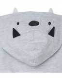 Sweat et pantalon en peluche jogging garçon gris bee happy Sweat et pantalon en peluche jogging garçon gris bee happy
