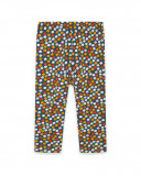 Leggings en jersey points fille orange basicos kids Leggings en jersey points fille orange basicos kids