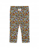 Leggings en jersey points fille orange basicos kids Leggings en jersey points fille orange basicos kids