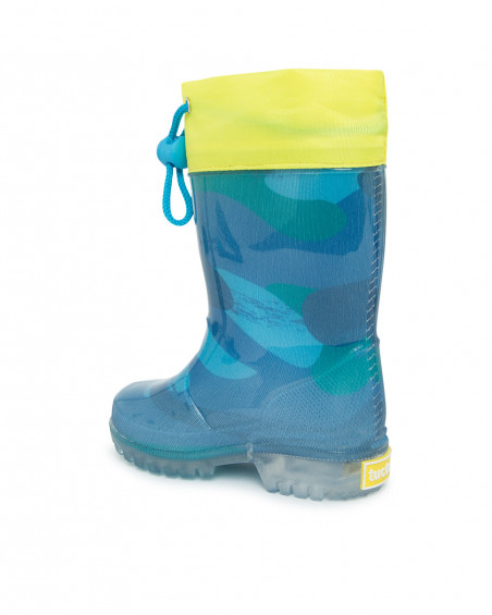 Bottes de pluie lumière camouflage garçon vertes color hikers Bottes de pluie lumière camouflage garçon vertes color hikers