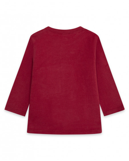 Tee-shirt en jersey caméra garçon rouge highlands Tee-shirt en jersey caméra garçon rouge highlands