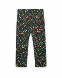 Leggings en jersey imprimé fille verts highlands Leggings en jersey imprimé fille verts highlands