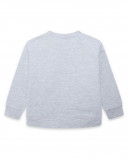 Sweat-shirt en peluche fermée garçon gris hits of 90 Sweat-shirt en peluche fermée garçon gris hits of 90