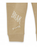Pantalon en peluche jogging garçon beige basicos kids Pantalon en peluche jogging garçon beige basicos kids