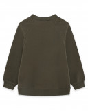 Sweat-shirt en peluche fermée sans capuche fille vert hidden Sweat-shirt en peluche fermée sans capuche fille vert hidden