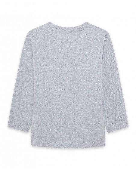 Tee-shirt en jersey imprimée fille gris dance muse Tee-shirt en jersey imprimée fille gris dance muse
