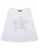Tee-shirt en jersey étoile fille blanc basicos baby Tee-shirt en jersey étoile fille blanc basicos baby