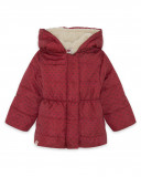 Parka matelassée avec capuche fille rouge highlands Parka matelassée avec capuche fille rouge highlands