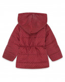 Parka matelassée avec capuche fille rouge highlands Parka matelassée avec capuche fille rouge highlands