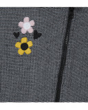 Veste en jersey avec fermeture éclair fille gris bee happy Veste en jersey avec fermeture éclair fille gris bee happy