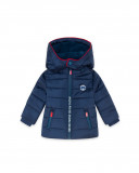 Parka matelassée avec capuche garçon bleue glaciar Parka matelassée avec capuche garçon bleue glaciar