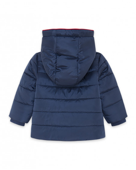 Parka matelassée avec capuche garçon bleue glaciar Parka matelassée avec capuche garçon bleue glaciar