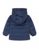 Parka matelassée avec capuche garçon bleue glaciar Parka matelassée avec capuche garçon bleue glaciar