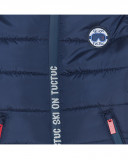 Parka matelassée avec capuche garçon bleue glaciar Parka matelassée avec capuche garçon bleue glaciar