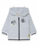 Sweat-shirt capuche en peluche avec fermeture éclair garçon Sweat-shirt capuche en peluche avec fermeture éclair garçon