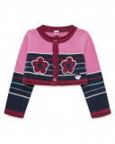 Veste en tricot boutons fille rose kyoto girls Veste en tricot boutons fille rose kyoto girls