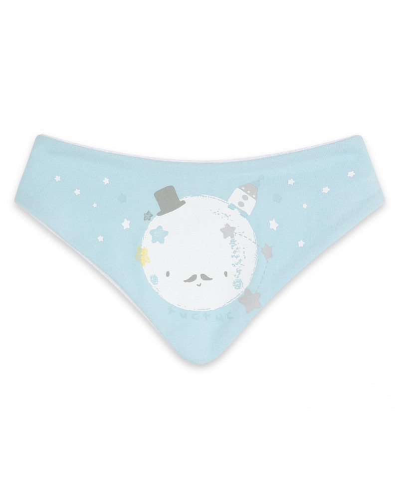 Bandana en jersey lune fille bleu luna llena