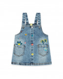Robe en jeans avec poches fille bleue color hikers Robe en jeans avec poches fille bleue color hikers