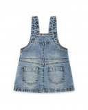 Robe en jeans avec poches fille bleue color hikers Robe en jeans avec poches fille bleue color hikers