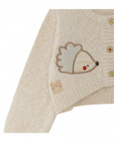 Veste en tricot boutons fille beige brownie bears Veste en tricot boutons fille beige brownie bears