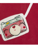 Tee-shirt flanelle et jersey sac fille rouge highlands Tee-shirt flanelle et jersey sac fille rouge highlands