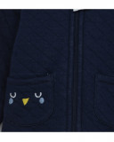 Parka réversible en jersey avec capuche garçon bleue it's cold Parka réversible en jersey avec capuche garçon bleue it's cold