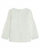 Tee-shirt en jersey imprimée fille blanc kyoto girls Tee-shirt en jersey imprimée fille blanc kyoto girls