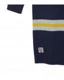 Robe en tricot à rayures fille grise best friends 4ever Robe en tricot à rayures fille grise best friends 4ever