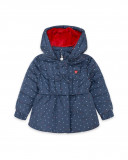 Parka matelassée avec capuche fille bleue hello london Parka matelassée avec capuche fille bleue hello london