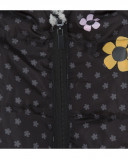 Parka réversible en fourrure avec capuche fille grise bee happy Parka réversible en fourrure avec capuche fille grise bee happy