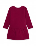 Robe en coton molletonné fleurs fille rose kyoto girls Robe en coton molletonné fleurs fille rose kyoto girls