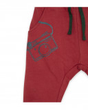 Pantalon en peluche caméra garçon rouge highlands Pantalon en peluche caméra garçon rouge highlands