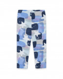 Leggings en jersey imprimé fille bleus glaciar Leggings en jersey imprimé fille bleus glaciar