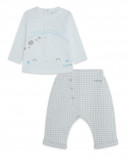 Ensemble en jersey long sans pieds garçon blanc luna llena Ensemble en jersey long sans pieds garçon blanc luna llena